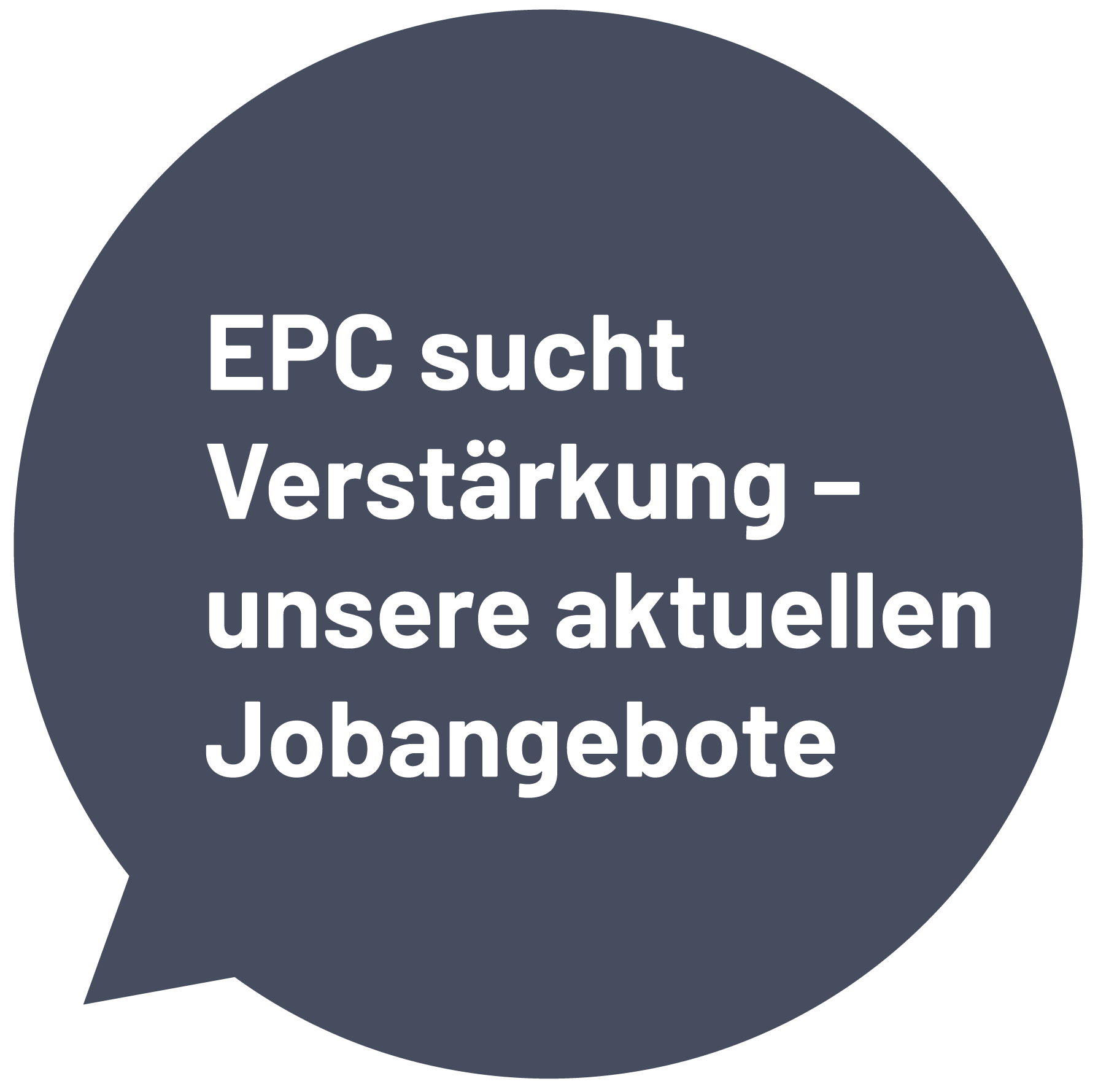 EPC sucht Verstärkung – unsere aktuellen Jobangebote